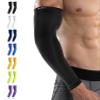 HiRui Arm Compression Sleeves for Men Women Youth Kids, UV Protection 20-30mmHG Support, Great for Running Cycling Basketball Golf Tattoo Cover, Breathable Moisture-Wicking (Black, Large) view 1