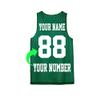 Personalize Your Own Team Basketball Jersey with Your Custom Name and Number Kelly Green view 3