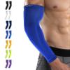 HiRui Arm Compression Sleeves for Men Women Youth Kids, UV Protection 20-30mmHG Support, Great for Running Cycling Basketball Golf Tattoo Cover, Breathable Moisture-Wicking (Blue, 2X-Large) view 1