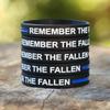 SayitBands Fifty (50) Bold Remember the Fallen Wristband Bracelets view 2