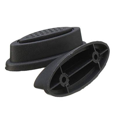 2Pcs Black Plastic Luggage Stud Replacement Suitcase Luggage Feet Pad for Any Kind of Bags