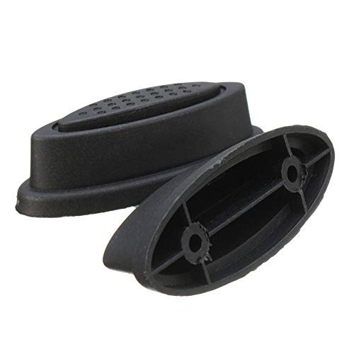 2Pcs Black Plastic Luggage Stud Replacement Suitcase Luggage Feet Pad for Any Kind of Bags