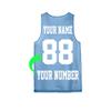 Personalize Your Own Team Basketball Jersey with Your Custom Name and Number Carolina Blue view 3
