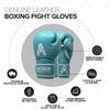 Anthem Athletics Stormbringer Full Grain Leather Boxing Gloves 16 oz Men & Women Muay Thai Gloves Kickboxing Gloves Available As 12 oz 14 oz or 16 oz Boxing Gloves - Iconic Tiffany - 12 oz. view 3