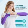 HiRui Arm Compression Sleeves for Men Women Youth Kids, UV Protection 20-30mmHG Support, Great for Running Cycling Basketball Golf Tattoo Cover, Breathable Moisture-Wicking (Purple, Medium) view 3