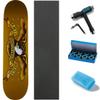 Anti-Hero Classic Eagle Skateboard Deck - Tan - 8.06" W/Mob Grip, CCS Skate Tool, Wax, and ABEC 7 Bearings view 1