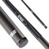GSE Games & Sports Expert 58" 2-Piece Fiberglass Graphite Composite Billiard Pool Cue Stick for Men/Women, Billiard Cue Stick for House or Commercial/Bar Use (Grey, 18 Oz) view 1