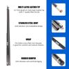 GSE Games & Sports Expert 58" 2-Piece Fiberglass Graphite Composite Billiard Pool Cue Stick for Men/Women, Billiard Cue Stick for House or Commercial/Bar Use (Grey, 18 Oz) view 2