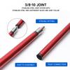 GSE Games & Sports Expert 58" 2-Piece Fiberglass Graphite Composite Billiard Pool Cue Stick for Men/Women, Billiard Cue Stick for House or Commercial/Bar Use (Red, 20 Oz) view 3