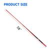 GSE Games & Sports Expert 58" 2-Piece Fiberglass Graphite Composite Billiard Pool Cue Stick for Men/Women, Billiard Cue Stick for House or Commercial/Bar Use (Red, 20 Oz) view 4