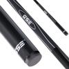GSE Games & Sports Expert 58" 2-Piece Fiberglass Graphite Composite Billiard Pool Cue Stick for Men/Women, Billiard Cue Stick for House or Commercial/Bar Use (Black, 19 Oz) view 1