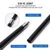 GSE Games & Sports Expert 58" 2-Piece Fiberglass Graphite Composite Billiard Pool Cue Stick for Men/Women, Billiard Cue Stick for House or Commercial/Bar Use (Black, 19 Oz) view 3