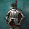 THENAUTICALMART Medieval Knight Suit of Templar Toledo Armor Combat Full Body Armour Suit-Stand (Carbon-Steel) view 2