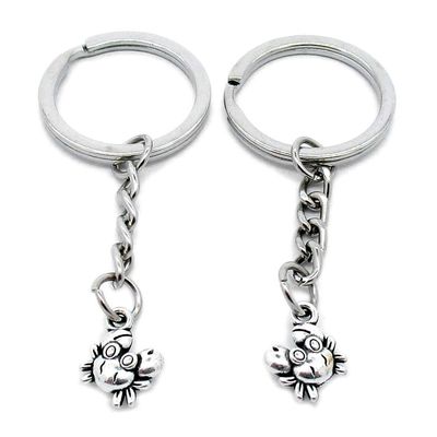 1 Item Metal Keychain Keyring Key Tags Chains Rings Jewelry Bag Charms F8MY4 Crab