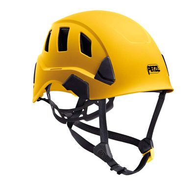 Petzl Strato Vent Rope Access Rescue Yellow Helmet ANSI OSHA