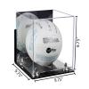 Better Display Cases Acrylic Volleyball Display Case with Mirror Case, Silver Risers, Wall Mount and Clear Base 9.75" X 9.75" X 9.75" (A027/B02) view 2