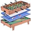 ReunionG 4 in 1 Multi Game Table Including Hockey Foosball Table Tennis Billiard Combination view 1