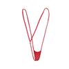 YEAHDOR Women's Sexy One Piece Sling Shot G-String Extreme Micro Mini Monokini Swimwear Underwear Red One Size view 1