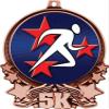 5K Medals, 3" Abstract Running Medal, Great 5K Running Medal Awards Bronze 50 Pack Prime view 2