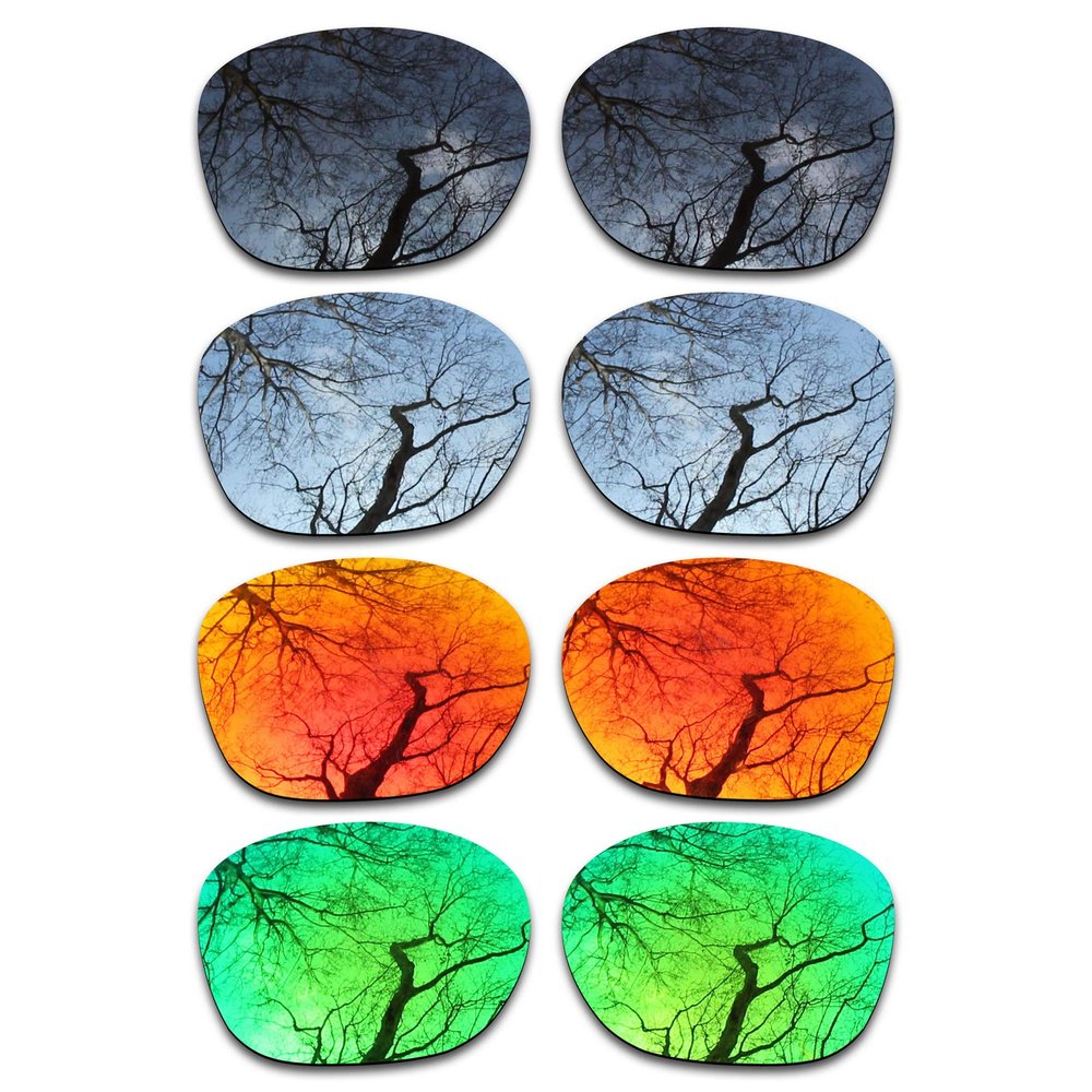 ToughAsNails Set of 4 Polarized Replacement Lenses for Oakley Garage Rock Pack-BSFE2