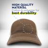 Custom Trucker Hat Richardson Chicken Outline Embroidery Animal Name Cotton Soft Mesh Cap Snaps - Black/Charcoal, Personalized Text Here view 4
