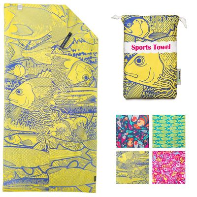 4Monster Microfiber Beach Towel Quick Dry,Super Absorbent Lightweight Travel Towel for Swimmers, Sand Free Camping Towel, Beach Towels for Pool,Swim,Water Sports,Yoga
