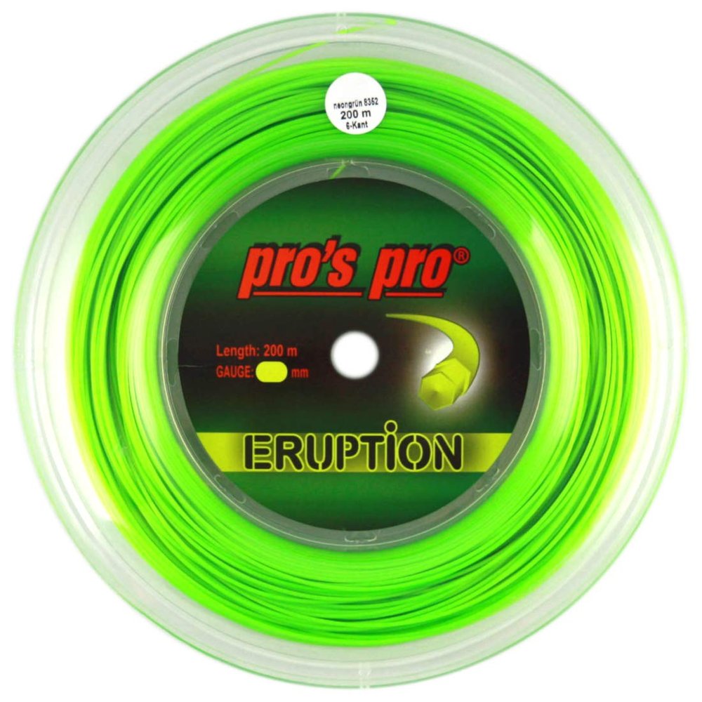 Pro's Pro Eruption Tennis String - 200m Reel - 1.24mm - Green