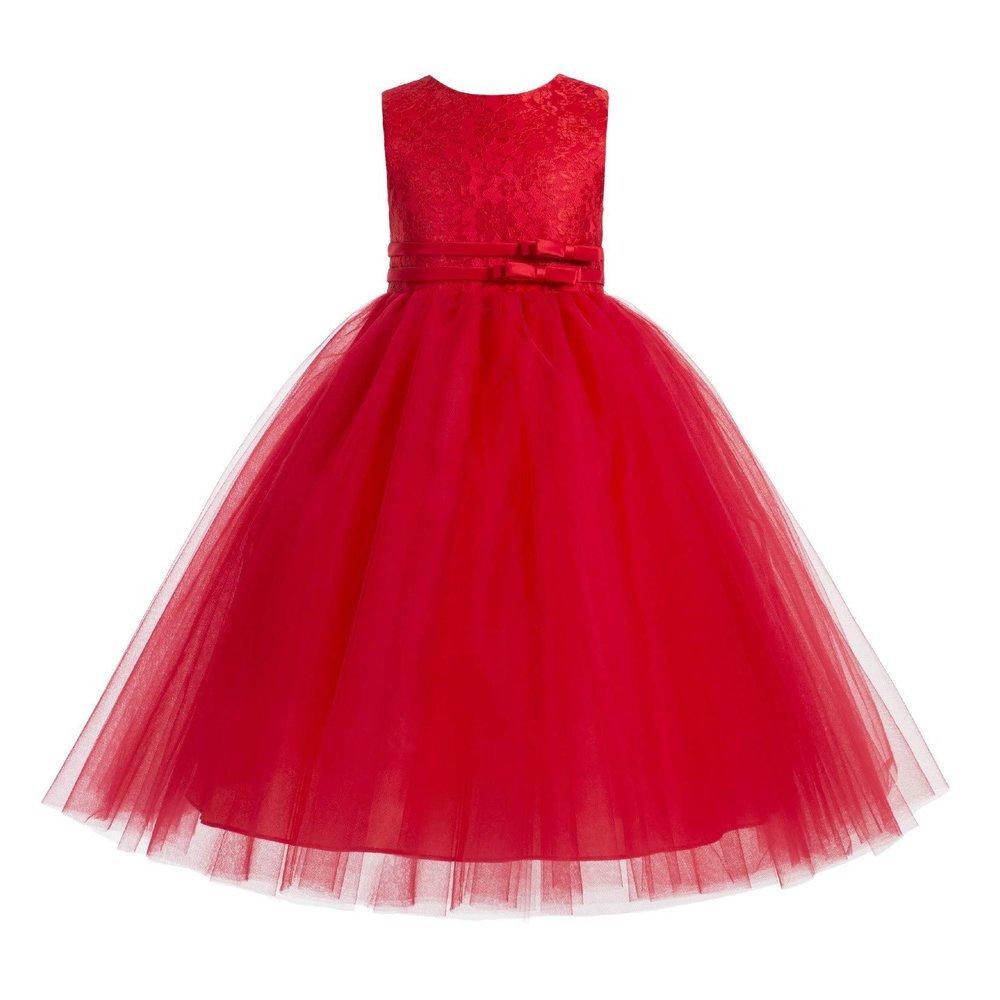 ekidsbridal Lace Tulle Tutu Flower Girl Dress Formal Princess Beauty Pageant Dresses 188 2