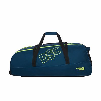 DSC Condor Patrol Wheelie Polyester Cricket Kit Bag (Green)