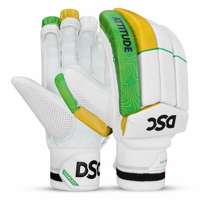 DSC Intense Attitude Cricket Batting Gloves | Multicolor | Size: Mens | for Right-Hand Batsman
