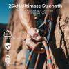 Favofit UIAA Certified 25kN Climbing Carabiners Heavy Duty Locking Carabiner Clip with Twist Lock - Professional Rock Climbing Gear for Arborist Rappelling Hammocks & Tree Climbing view 3