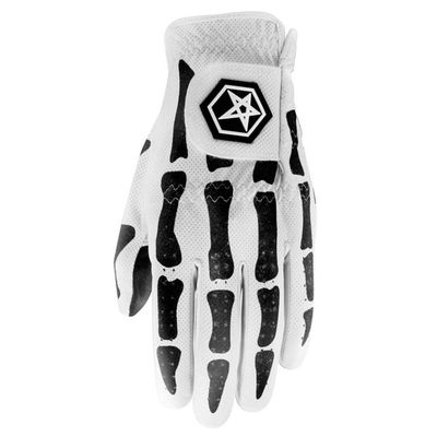 Asher Golf Deathgrip 2.0 Golf Gloves Regular White LH Small