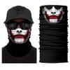 5pcs Joker Face Scarf Sun Neck Gaiter Balaclava Neckerchief Bandana Headband Black, Medium view 2