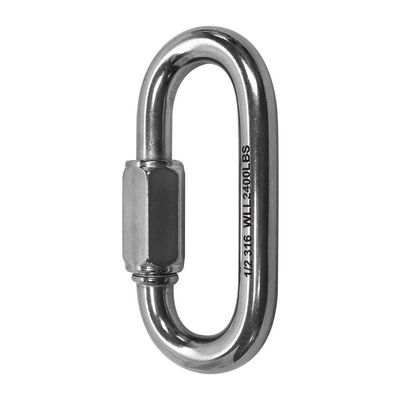 DBM IMPORTS 1/2" Stainless Steel T316 Quick Link Shackle Boat Marine WLL 2,400 LBS