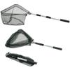 Fishing Landing Net with Telescoping Pole Fishing Net Freshwater Fishing Net for Pond, Handle Full Extended to 50 Inches view 1