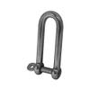1/4" Boat Marine Stainless Steel Eye Screw Pin Chain Long D Shackle Sailing Rigging view 1