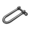 1/4" Boat Marine Stainless Steel Eye Screw Pin Chain Long D Shackle Sailing Rigging view 3