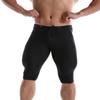 BRAVE PERSON Men's Mesh Yoga Trousers, Fitness Shorts, Cycling Pants D61-62 (XL / 32"-37", D62-Black) view 1