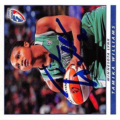 Sports Memorabilia Autograph Warehouse 444563 University of Minnesota 2005 WNBA Enterprises 31 Tamika Williams Autographed Basketball Card