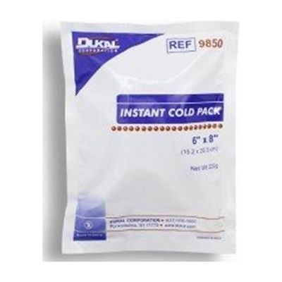 Dukal Cold Pack, Instant, Non-Sterile, 6" x 8", 24/cs 9850