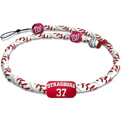 Gamewear MLB Washington Nationals NecklaceFrozen Rope Classic Baseball Stephen Strasburg, Team Colors, One Size