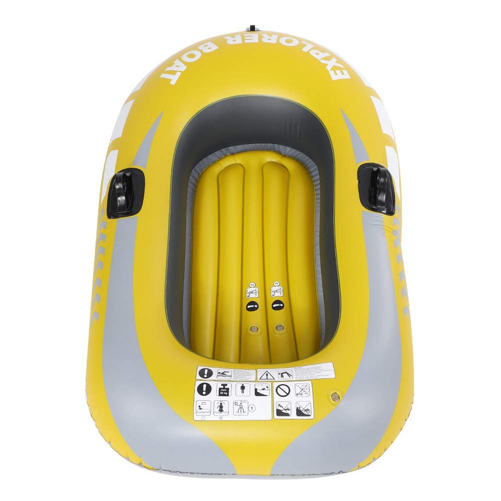 Drift Boat, PVC 1 Person Air Inflatable Kayak for Outdoor Drifting Fishing Water Sports