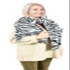Soft Polar Fleece Fringed Pashmina Shawl Wrap Shoulder Winter Scarf with Pockets view 4