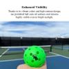 SB Pickleball Balls 6 Pack | USAPA Approved for Professional Tournament Play | Supra-40 Holes Outdoor Pickleball | Neon Green | Hard Bounce | Pickle Balls view 3