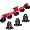 ROCKBROS Sucker Bike Rack for Car Roof Suction Cup Bicycle Carrier Quick Release Aluminium Alloy Roof Rack for 3 Bikes