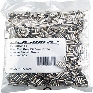 Jagwire Unisex Adult's Cable Tips, Chrome, One Size