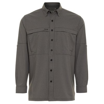 GameGuard Gunmetal TekCheck Shirt | Long Sleeve