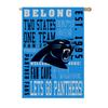 Carolina Panthers Fan Rules House Flag - 28 x 44 Inches view 2
