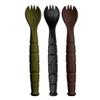 KA-BAR FIELD KIT SPORK/KNIFE - 3 Pac with 1 OD Green - 1 Black - and 1 Dark Brown view 1