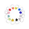 12PCS Swimming Nose Clips Silicone Reusable Swim Diving Surfing Nose Clips Anti-Slip or Adults Children - Random Color view 1
